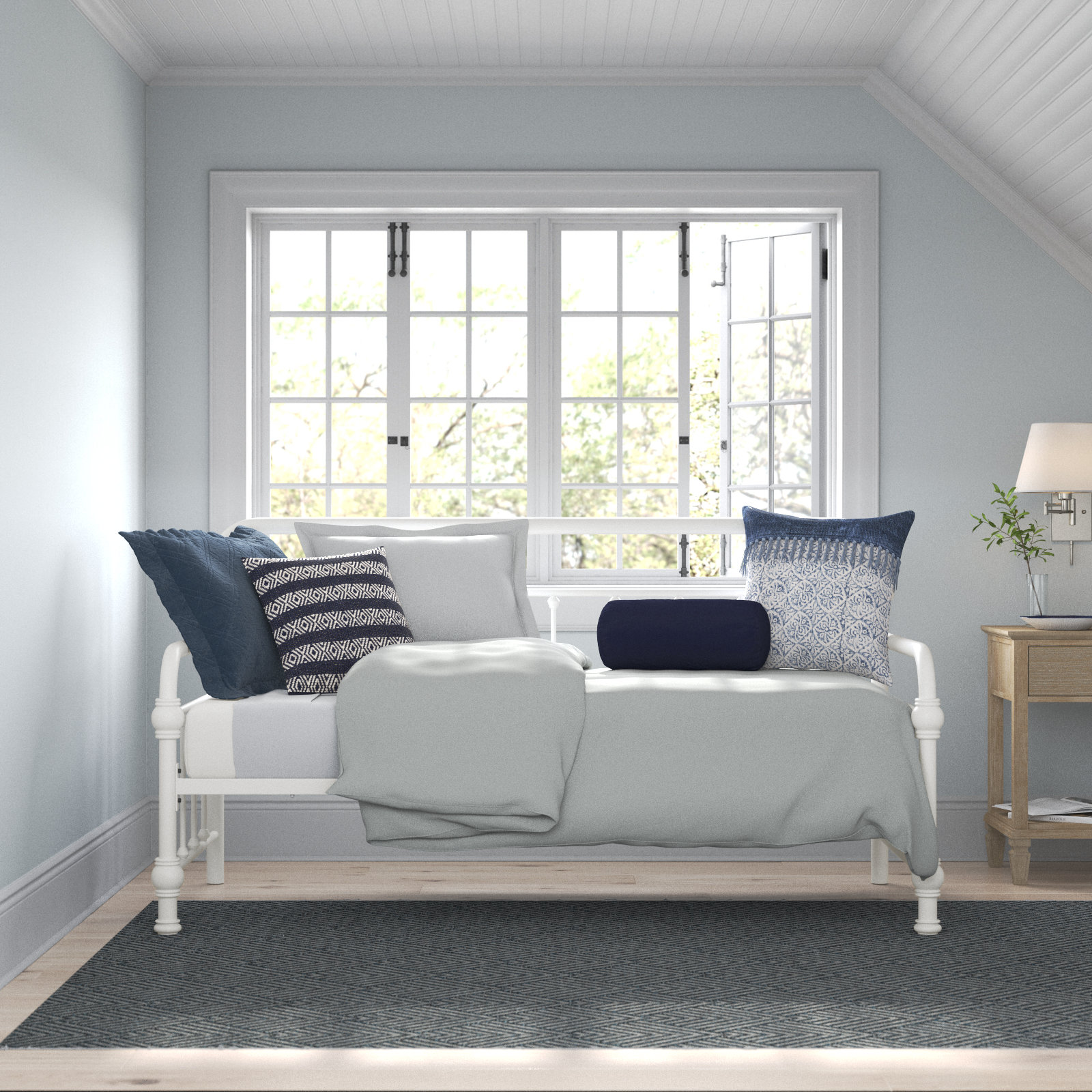 Shumacker Metal Daybed - Twin, White