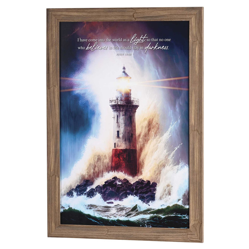 Phare orageux encadré