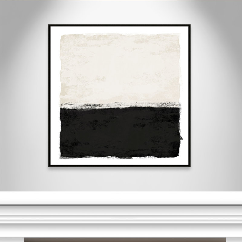 Midnight II - Square Vesrion - reproduction carrée de Natalie Carpentieri, Espresso, H 41,5 po x l 41,5 po