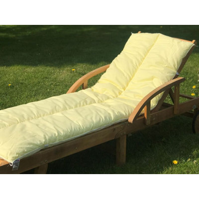 Clocher Sun Lounger Cushion Folding Topper Pads Reclining Outdoor Cushion 190cm