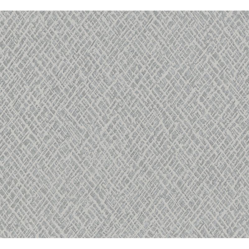 Rouleau de papier peint L 33 pi x l 27 po Bentli, Gris / Argent