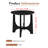 Modern Round Coffee Table With Adjustable Feets-1149296421