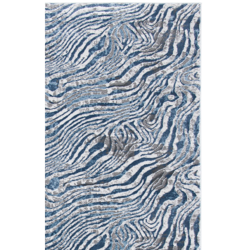 Tapis abstrait Ahnalise Performance, Rectangle 9 pi x 12 pi