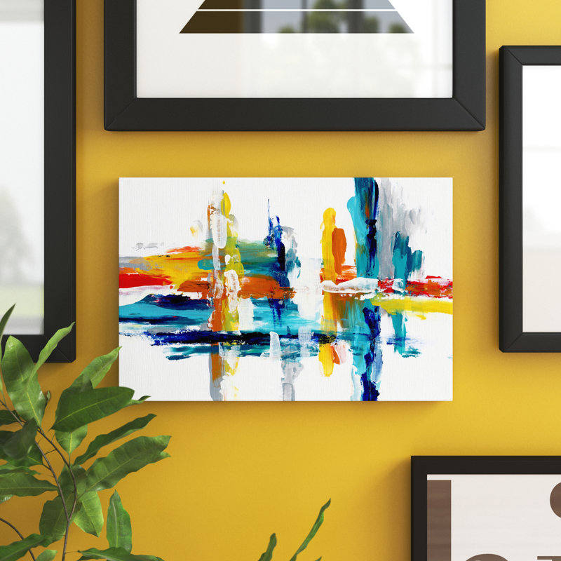 Besik Captive Color III - reproduction d'art sur toile tendue, H 18 po x l 12 po x P 1,5 po