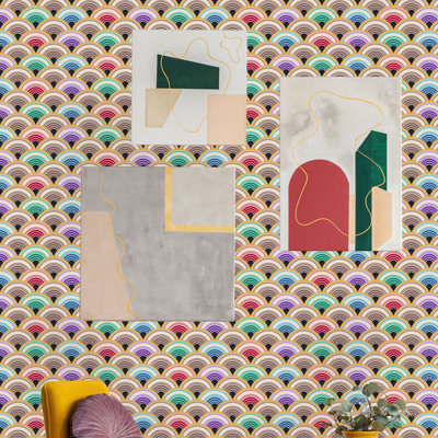 Higgin Peel & Stick Geometric Roll