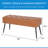 Dorly 38" Wide Faux Leather Entryway Bench Upholstered Bedroom Bench-1671194234