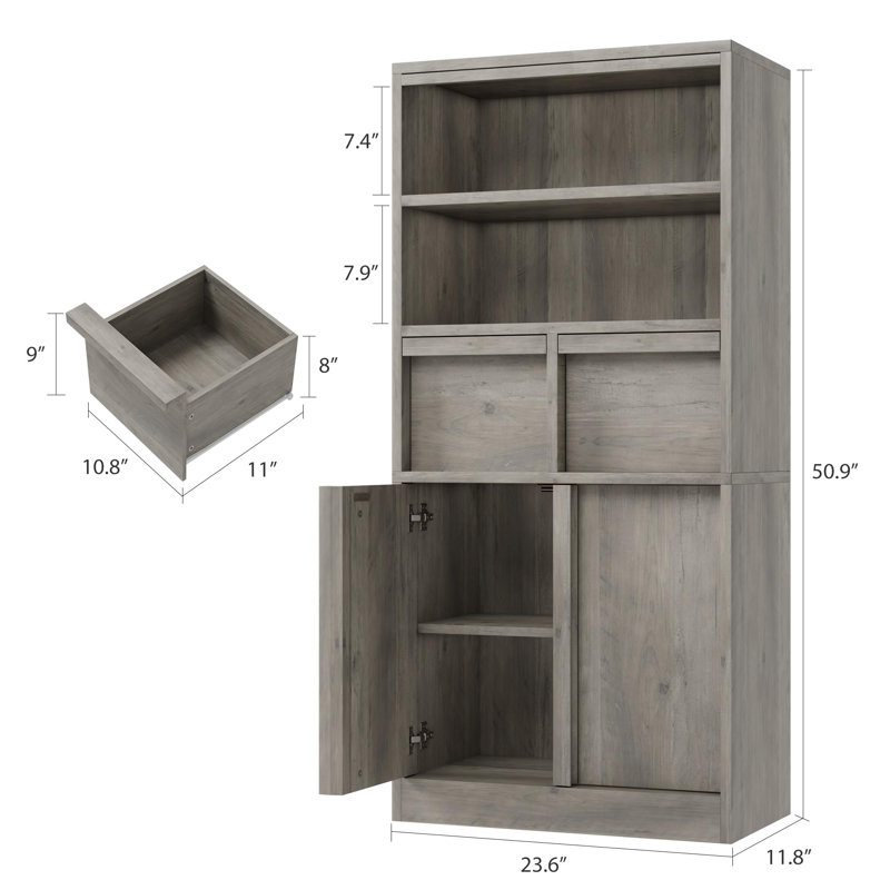60cm Sideboard, Grey