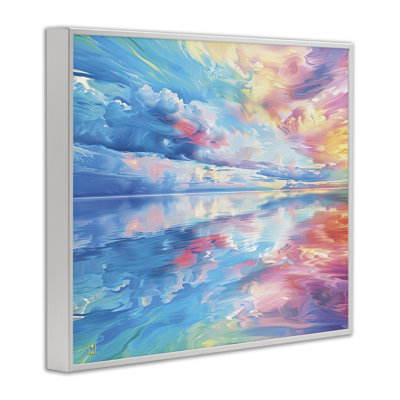 Prismatic Rainbow Sunset, estampe numérique, conception de Michael Ward