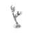 Antler 17.50'' H Metal Tabletop Candelabra