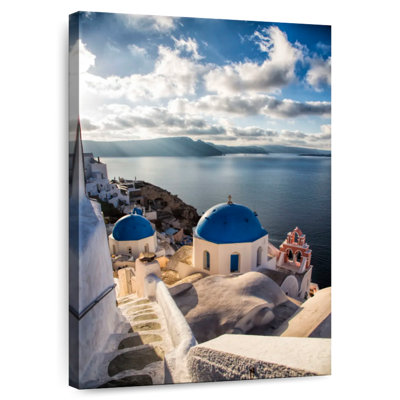 Adella The Blue Domed Churches Of Oia Greece