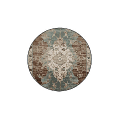 Machine Washable Gray Area Rug