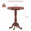 Round Solid Wood Base Dining Table