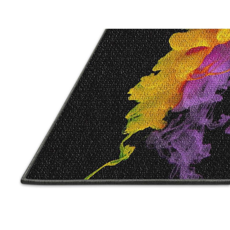 Tapis zone noire nature, Rectangle 2 pi x 4 pi
