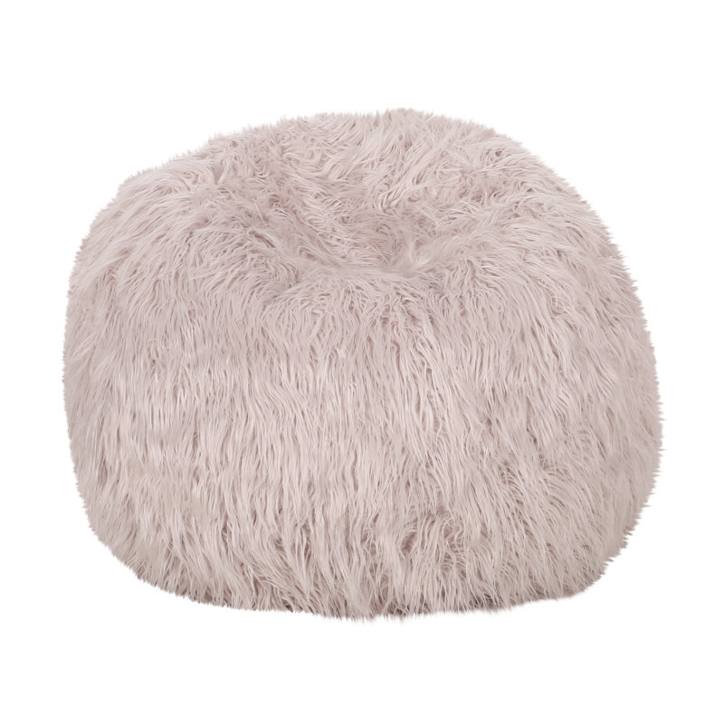 Standard Classic Faux Fur Bean Bag, Lavender
