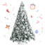 Arbre de Noël vert floqué / givré-1421938497
