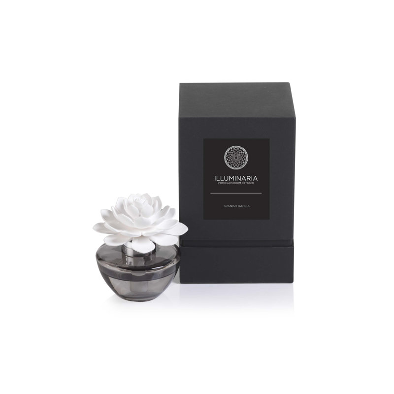 Diffuseur en porcelaine Illuminaria, parfum dahlia espagnol