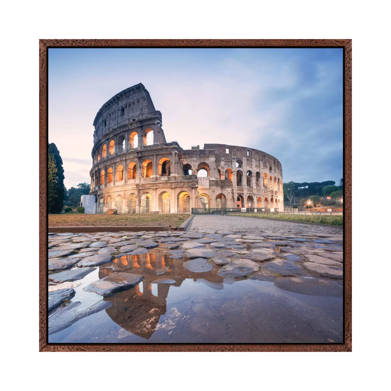 The Colosseum, Rome, Lazio, Italy by Matteo Colombo - Gallery-Wrapped Canvas Giclée on Canvas, Classic Wood Framed Canvas