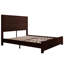 Base de lit en bois massif 51,2 po, lit plateforme rustique avec tête de lit épissée-1336817116-1336817106