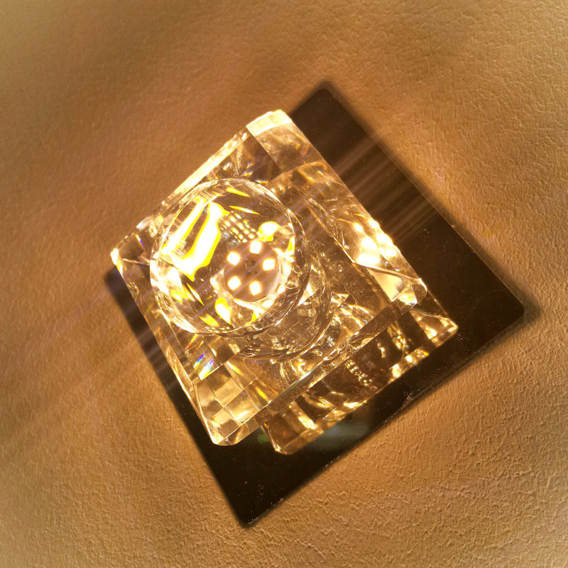 Acaia Crystal LED Flush Mount, 2500