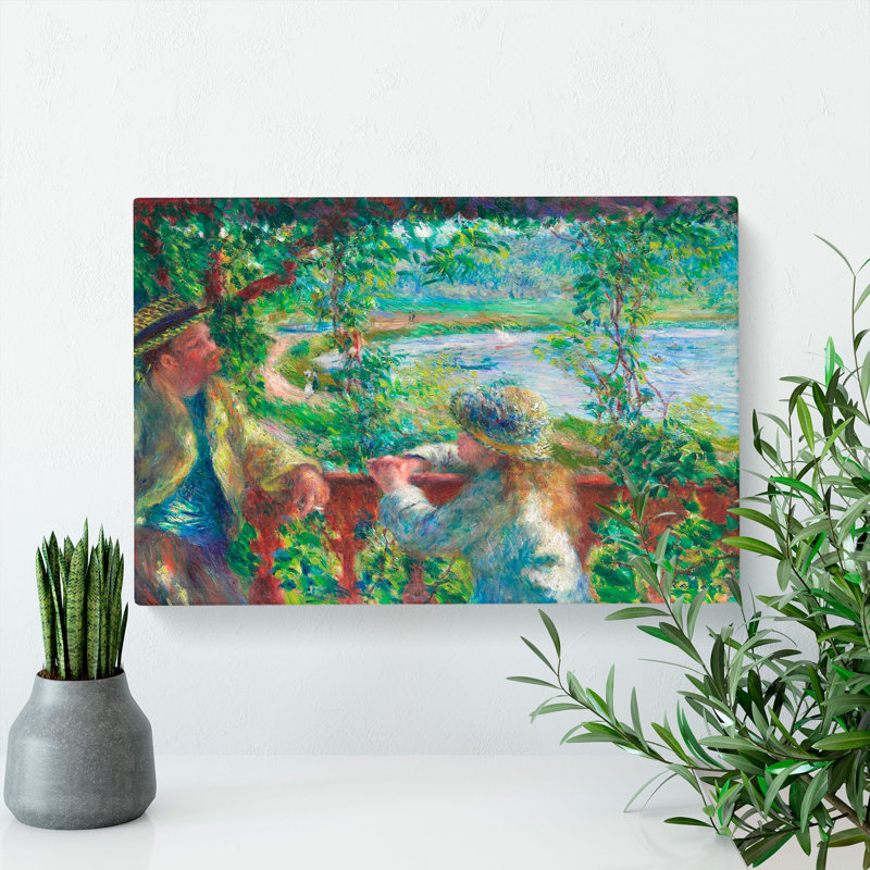 Near The Lake by Pierre-Auguste Renoir - Wrapped Canvas, 40cm H x 60cm W x 3cm D