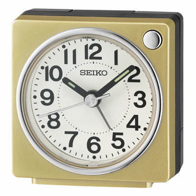 QHE196GLH Alarm Clock, Golden