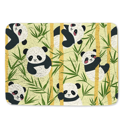 Tapis de bain Pandas