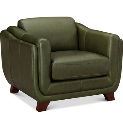 Chaise en cuir fleur Cactier