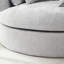 Fauteuil d'appoint rembourré en tissu chenille-83301236
