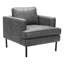 Faux Leather Armchair-553122533
