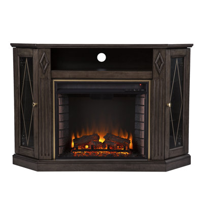 TV Stand for TVs up to 43" with Fireplace Included