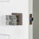 Viaggio Quadrato Rosette Double Dummy with Quadrato Crystal Knob