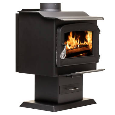 Ashley Hearth 2000 Square Feet Freestanding Wood Burning Stove u0026 Reviews |  Wayfair