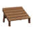 Antique Mahogany Top/Chocolate Brown Base