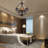Dobson 6 - Light Dimmable Geometric Chandelier-1455126147