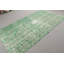 Tapis turc antique vert vif pour la décoration de la salle à manger et l'esthétique de la maison