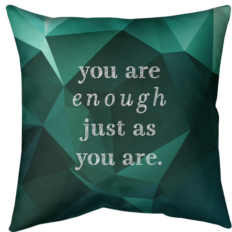 Coussin de sol en pierre précieuse you are so, H 28 po x l 28 po, Émeraude
