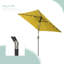 Parasol de marché carré 6,5 po x 6,5 po Salehah-1954652468