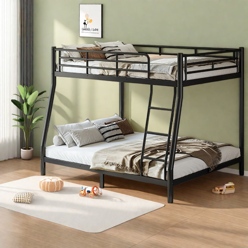 Lits gain de place, lit superposé en métal double XL/queen, chambre moderne