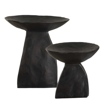 Uttermost Shadow Pedestal Bowls (Set Of 2)
