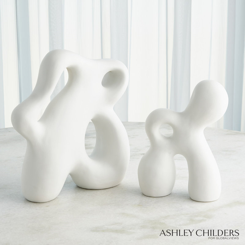 Ronan Sculpture-Matte White-Sm