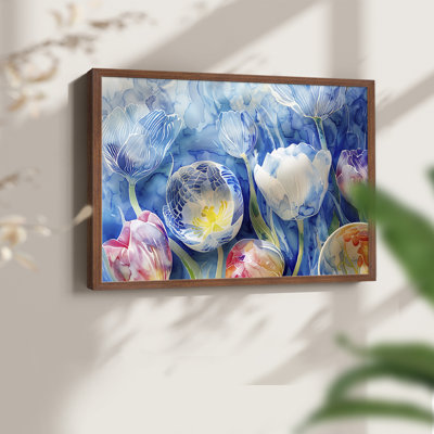 Série florale - CXV - reproduction encadrée - réarmable
