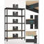 Kris Metal Height -Adjustable Shelving Unit-1110070662-1154755150
