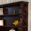 Bibliothèque en bois massif de style rustique rétro