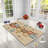 Luxurious Polyester Area Rug, 5.2 x 7.5 ft | 740 g/m², Non-Slip Felt Dot Underside, Laminated Sponge for Durability | Antibacterial, Easy Clean, Machine Washable at 86°F, Stunning Digital Print on Velvet Fabric-798857622