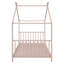 Twin Size Metal House Platform Bed-1005975