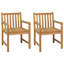 Ramelot 2 - Person Teak Patio Dining Set with Square Table
