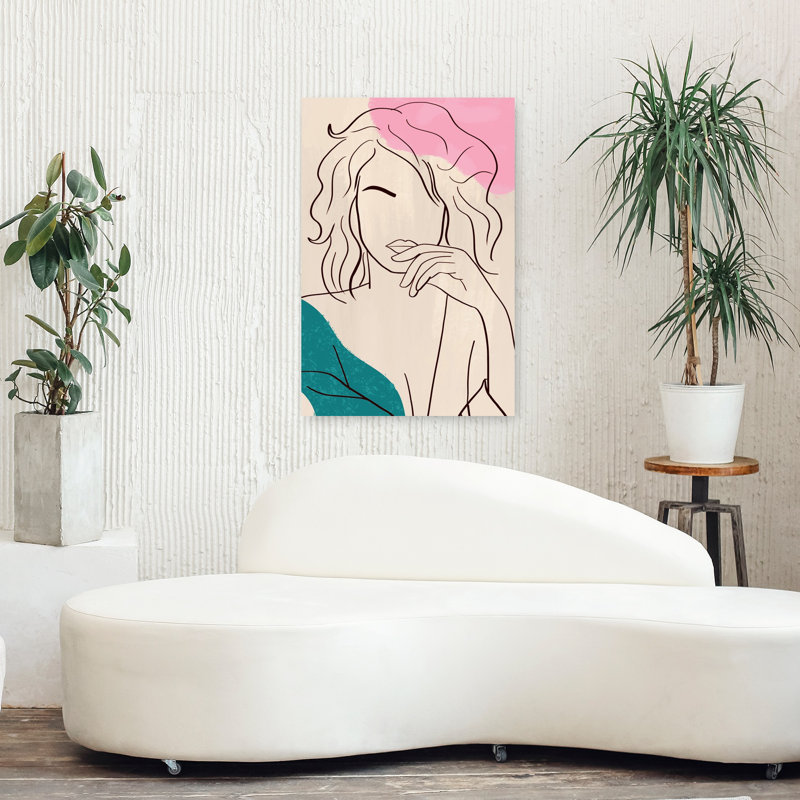 Art contemporain contemporain abstrait, H 36 po x l 24 po