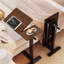 Bureau de chevet à hauteur ajustable, support pour ordinateur portable mobile avec table inclinable et roulettes pour canapé ou lit-121068401