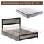 Base de lit plateforme industrielle avec 4 tiroirs de rangement et station de charge-1115925154-1115925159