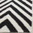 Rodgers Hand Woven Flat Weave Wool/Cotton Geometric Rug in Black/Ivory-878357187